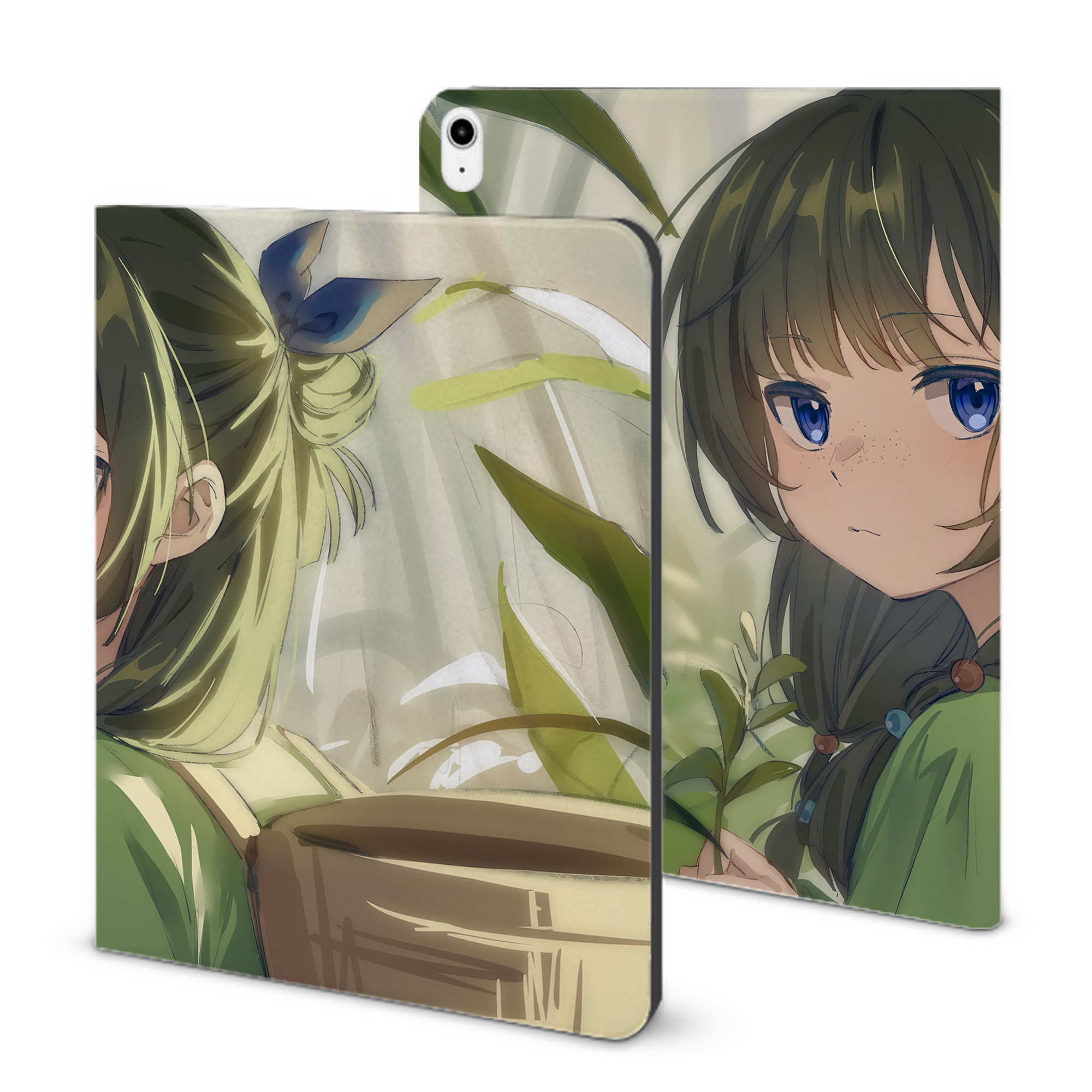 （画像用） 薬屋のひとりごと The Apothecary Diaries IPadケース ペンホルダー付き ブックスタイルデザイン